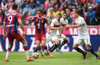 Fussball 1. Bundesliga Saison 14/15: Gianluca Gaudino (FC Bayern Muenchen)