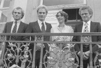 Fussball Hochzeit Rummenigge: Hoeness, Rummenigge, Wehling, Maier