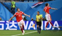 FUSSBALL WM 2018 Vorrunde Russland -  Aegypten