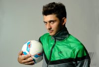 Fussball 1. Bundesliga, Saison 2011/2012: Matthias Zimmermann posiert im exklusiven Fotoshooting