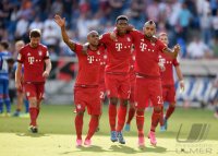 Fussball 1. Bundesliga Saison 15/16: TSG 1899 Hoffenheim - FC Bayern Muenchen