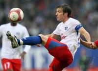 Fussball 1. Bundesliga: Hamburg, VAN DER VAART Einzelaktion