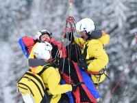 Ski Alpin Kitzbuehel 2016 Abfahrt Sturz Hannes Reichelt (AUT)