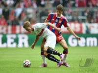 Fussball 1. Bundesliga Saison 14/15: FC Bayern Muenchen - VfB Stuttgart