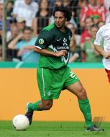Fussball: DFB Pokal, 1. Hauptrunde: Werder Bremen, PIZARRO Einzelaktion