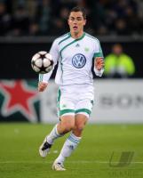 FUSSBALL CHAMPIONS LEAGUE: Wolfsburg, SCHAEFER Einzelaktion
