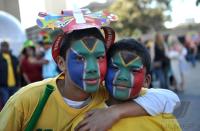 FUSSBALL WM 2010, Public Viewing in KapstadtFUSSBALL WM 2010, VORRUNDE: Deutschland - Serbien