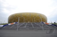 Fussball International EM 2012 : Uebersicht der PGE Arena , EM Stadion von Danzig