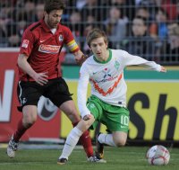 Fussball 1. Bundesliga  Saison 2010/2011:  SC Freiburg - SV Werder Bremen