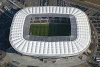 FUSSBALL  Luftbild  Stadion  Sinsheim