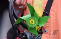 Politik, Wahlkampf Buendnis 90/Die Gruenen: Gruenen Bundesvorsitzender Robert Habeck