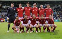 Fussball WM-Qualifikation: Mannschaftsbild Daenemark