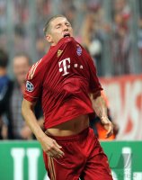 Fussball CHL  Saison 2011/2012:  Bastian Schweinsteiger (FC Bayern Muenchen)