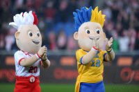 Fussball International:  MASKOTTCHEN zur EURO 2012 in Polen und der Ukraine