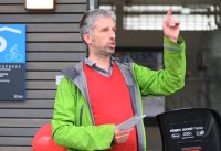 Oberbuergermeister Palmer nimmt die Radgarage am Tuebinger Hauptbahnhof in Betrieb