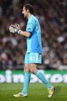 FUSSBALL INTERNATIONAL CHL ACHTELFINALE 12/13:  Torwart Diego Lopez (Real Madrid)