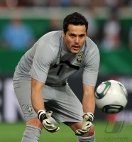 Fussball International  Testspiel:  JULIO CESAR (Brasilien)
