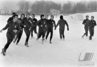 Fussball 1. Bundesliga Saison 1970/1971: Training Bayern im Schnee