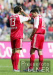 Fussball 1. Bundesliga: Bayern - Bremen, MAKAAY und BALLACK enttaeuscht