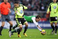 FUSSBALL, 1. BUNDESLIGA, 14. Spieltag: Bremen - Wolfsburg