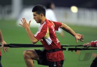 Fussball 1. Bundesliga 11/12: FC Bayern Muenchen Training in Doha