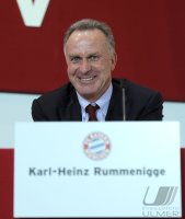 Fussball 1. Bundesliga : Vorstandsvorsitzender Karl Heinz Rummenigge (FC Bayern Muenchen)