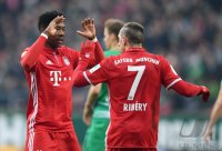 Fussball Bundesliga Saison 16/17: SV Werder Bremen - FC Bayern Muenchen