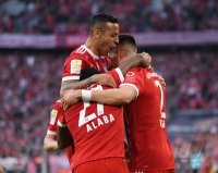 Fussball  1.Bundesliga   Saison 17/18: FC Bayern Muenchen - Borussia Moenchengladbach