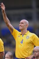 Fussball WM-Qualifikation:   Daniel Majstorovic  (Schweden)