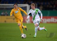 Fussball DFB Pokal Viertelfinale 13/14: TSG 1899 Hoffenheim - VfL Wolfsburg