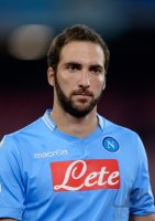 FUSSBALL  CHL  Saison 2013/2014: Gonzalo Higuain (SSC Neapel)