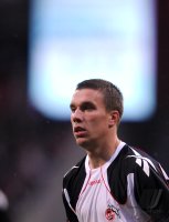 Fussball 1. Bundesliga : Enttaeuschung Lukas Podolski (1. FC Koeln)