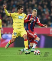 Fussball 1. Bundesliga Saison 14/15: FC Bayern Muenchen - TSG 1899 Hoffenheim