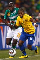 FUSSBALL WM 2010,  VORRUNDE: Brasilien - Elfenbeinkueste