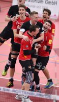 Volleyball 1. Bundesliga  Saison 15/16:  TV Rottenburg -  VSG Coburg / Grub
