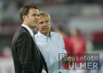 Fussball Oesterreich-Detuschland; Bierhoff - Klinsmann