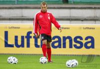 Fussball  Training der deutschen Nationalmannschaft vor dem EM Qualifikationsspiel gegen Irland.
