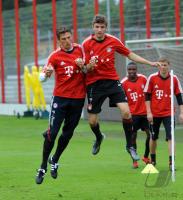 Fussball 1. Bundesliga: Training beim FC Bayern Muenchen
