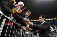 Fussball CHL  Saison 2010/2011: SCOUT Luis Figo  (Inter Mailand)