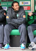 Fussball: 1. Bundesliga Saison 2010/2011: Bremen, PIZARRO