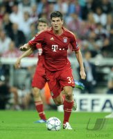Fussball CHL  Saison 2011/2012:  Mario Gomez (FC Bayern Muenchen)