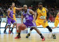 Basketball 1. Bundesliga 14/15 Hauptrunde:  Walter Tigers Tuebingen - BG Goettingen