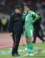 Fussball International Gulf Cup 2013:  Trainer Hakim Shaker (Irak)