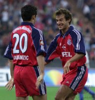 Fussball  1. Bundesliga  2000/2001: FC Bayern  M&Aring;&cedil;nchen - Hertha BSC Berlin