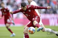 Fussball 1. Bundesliga Saison 21/22: FC Bayern Muenchen - SpVgg Greuther Fuerth
