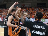 Basketball 1. Bundesliga 14/15 Hauptrunde:  Walter Tigers Tuebingen - ratiopharm Ulm