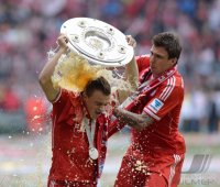 Fussball 1. Bundesliga  Saison  2012/2013:  Deutscher Meister 12/13 FC Bayern Muenchen