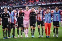 Fussball 1. Bundesliga  Saison  2025/2026  28. Spieltag SC Freiburg - FC Bayern Muenchen