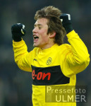 Fussball 1. Bundesliga: Dortmund - Kaiserslautern, Jubel Rosicky