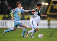 Fussball: 1. Bundesliga Saison 2010/2011: Wolfsburg - Moenchengladbach